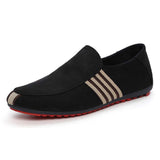 HEE GRAND Brand 2017 Fashion Slip-On Flat Breathable Casual Male Shoes, Striped Solid Men Summer Fashion Shoes XMR212
