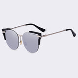 AOFLY Sunglasses Cat Eye Ladies Sunglasses 2017 Luxury Classic Women Fashion Shades Brand Designer Alloy Legs Points AF7964