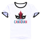 Casual tops tees logo designed CANADIAN men clothes cool Deadpool pattern short sleeve good quality canada brand male T-shirt