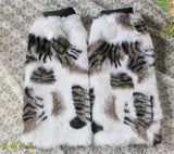 Fashion women Winter Warm Leg Warmers Faux Fur 40cm Boots Shoes Cover Cuff Furry Soft leg Ankle warmer