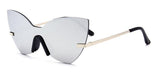 ROYAL GIRL New Rimless Cat Eye Women Sunglasses Brand Designer Retro Oversized Frame For Ladies ss513