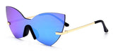 ROYAL GIRL New Rimless Cat Eye Women Sunglasses Brand Designer Retro Oversized Frame For Ladies ss513