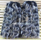 Fashion women Winter Warm Leg Warmers Faux Fur 40cm Boots Shoes Cover Cuff Furry Soft leg Ankle warmer