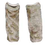 Fashion women Winter Warm Leg Warmers Faux Fur 40cm Boots Shoes Cover Cuff Furry Soft leg Ankle warmer