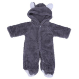 2017 Spring Autumn Baby Clothes Flannel Baby Boys Clothes Winter Warm Jumpsuits Infant Girl Rompers Baby Clothing