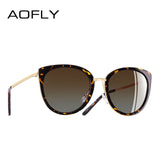 AOFLY BRAND DESIGN Women Sunglasses Vintage Style Metal Frame ladies Polarized Sun glasses Shades Female Eyewear Gafas A139