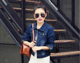 feminina trendy Chaqueta Mujer street denim slim jacket For women with long sleeves Jeans for women Jackets Women's shoes