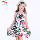 Belababy Baby Girl Summer Dress 2018 New Princess Kids Strapless Flora Print Beach Dresses For Girls Bohemian Beachwear Clothes